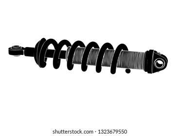silhouette absorber car silhouette vector
