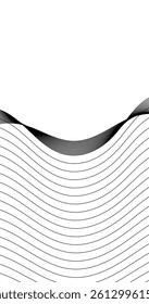 Silhouette Abstract background blend wave line design for Wallpaper, Banner, Background, Card, Book Illustration, landing page