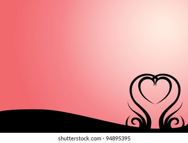 Silhouette art background