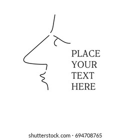 Silhouette of an artist 