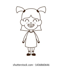 257 Little girl pigtails silhouette Images, Stock Photos & Vectors ...