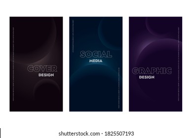 Silhouette Background of Planet in the Space with Light Color for Cover, Banner, and other. Vector Illustration.