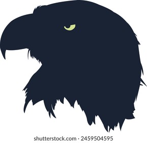 Silhouette Bald Eagle Design by Kumau Studio