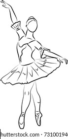 frustrerende længes efter Credential Ballerina drawing Images, Stock Photos & Vectors | Shutterstock