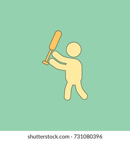 silhouette of a baseball player