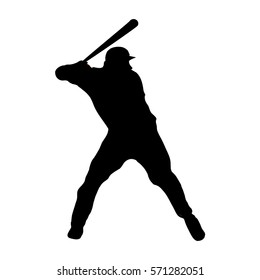 silhouette of a baseball player, popular 