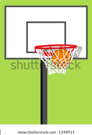 silhouette of basketball player