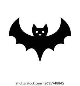 silhouette bat vector icon design