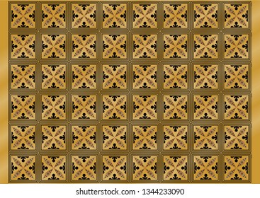 silhouette of batik motifs