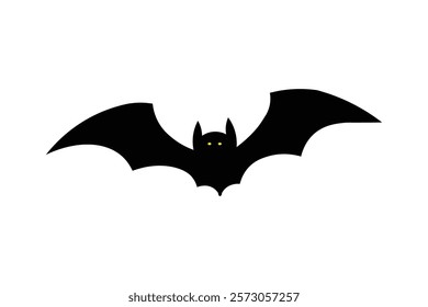 Silhouette Batman. Bat icon template design. bat icon transparent background. bat silhouette design vector dark illustration for Halloween.