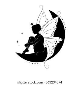 Download Fairy Moon Silhouette Images Stock Photos Vectors Shutterstock