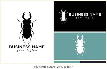 silhouette beetle insect ant template