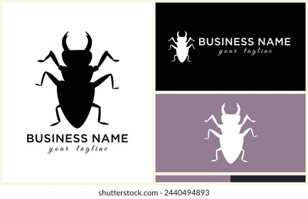 silhouette beetle insect ant template