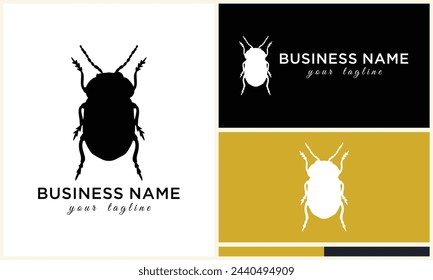 silhouette beetle insect ant template