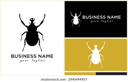 silhouette beetle insect ant template