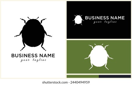 silhouette beetle insect ant template