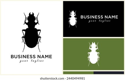 silhouette beetle insect ant template