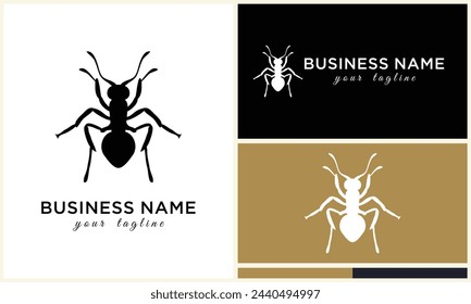 silhouette beetle insect ant template