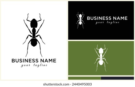 silhouette beetle insect ant template