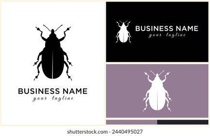 silhouette beetle insect ant template