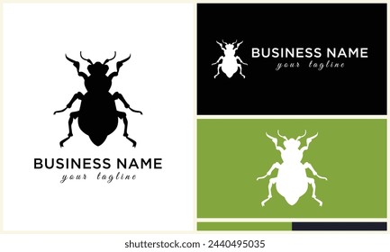 Silhouettenkäfer-Insektenameisenschablone