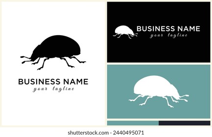 silhouette beetle insect ant template