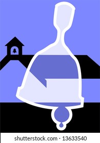 silhouette of a bell	