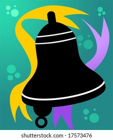 silhouette of a bell	