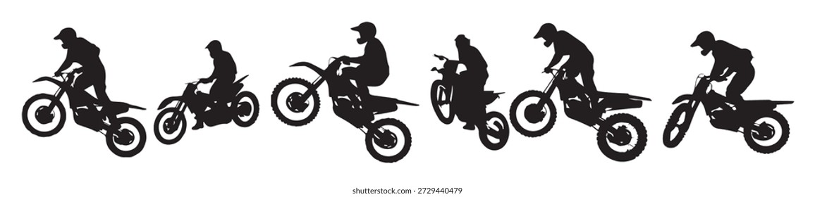 silhueta de um motociclista fazendo truques de estilo em seu