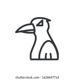 silhouette of black raven bird on white background vector illustration design