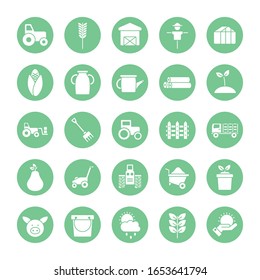 silhouette block style icon set design, agronomy farm lifestyle agriculture harvest rural farming and country theme Vector illustration