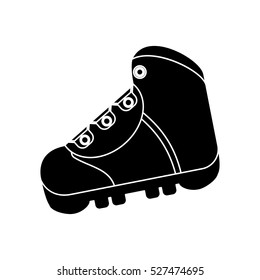 silhouette boot equipment adventure camping