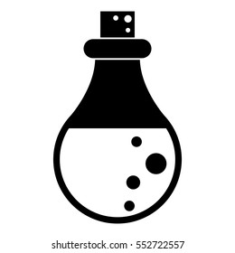 silhouette bottle elixir love potion