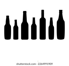 "Silhouette Bottle"

Bottle silhouette illustration.