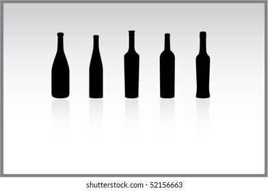 silhouette bottles