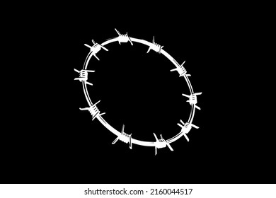 Silhouette boundary wall mesh vector design