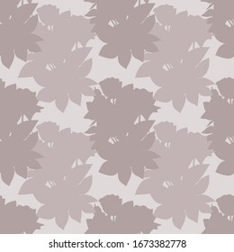 Silhouette of bouquets of roses with buds and leaves. Hand-drawn vector illustration.