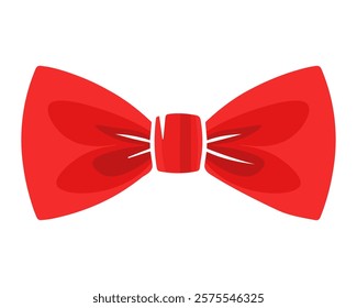 Silhouette of a Bow tie. 