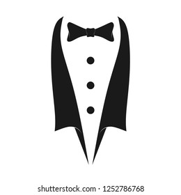 silhouette of bowtie vector illustration