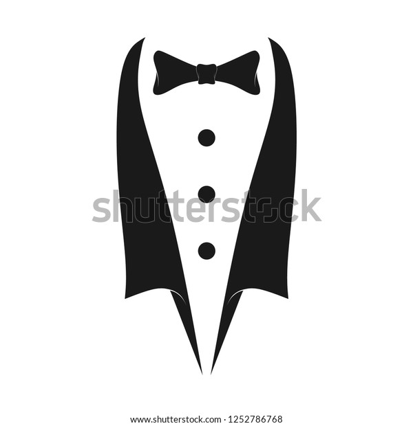 Silhouette Bowtie Vector Illustration Stock Vector (Royalty Free ...