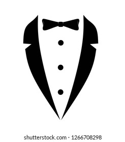 silhouette of bowties