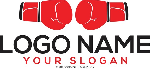 Silhouette of boxing gloves - boxing emblem, logo design, illustration on a white background
Boxer fist with bandages
