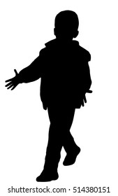 Silhouette of a boy