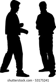 Silhouette boys