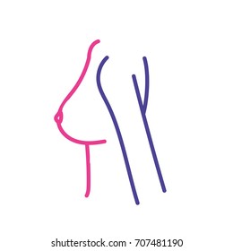 silhouette breast cancer prevention to medical treatment