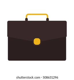 silhouette with briefcase executive brown