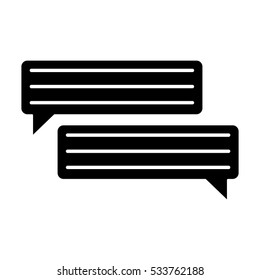 silhouette bubbles speech dialog speak text