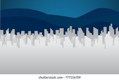 silhouette building background