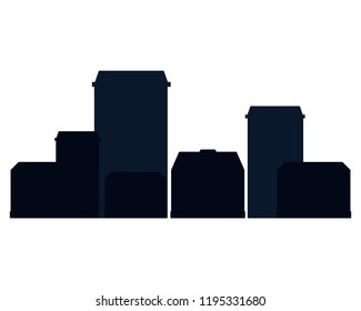 silhouette building structure classic