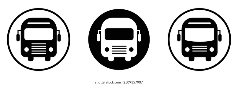 Silhouette of bus icon. London england landmark and british theme. Isolated design. Vector illustration.	